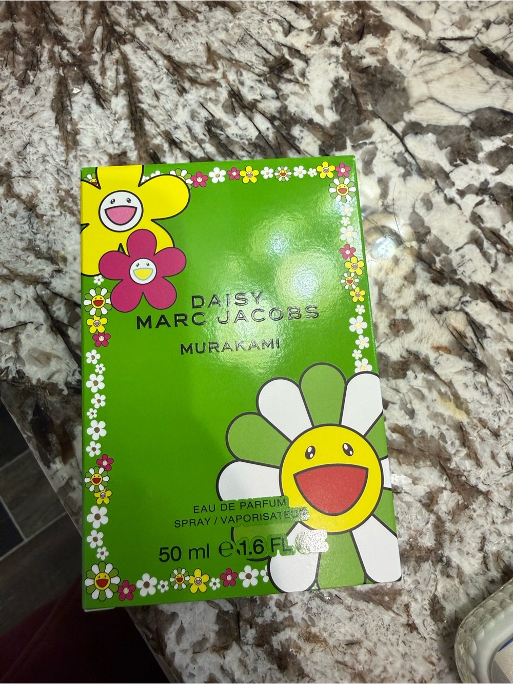 Marc Jacobs Daisy Murakami Green Floral Gift Box